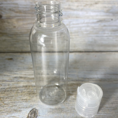 Flacon en PET transparent 50ml