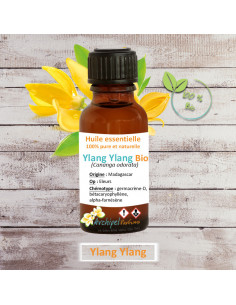 Huile essentielle Ylang Ylang 3ème fleur 10ml Phytofrance Herboristerie de  Paris usage alimentaire possible