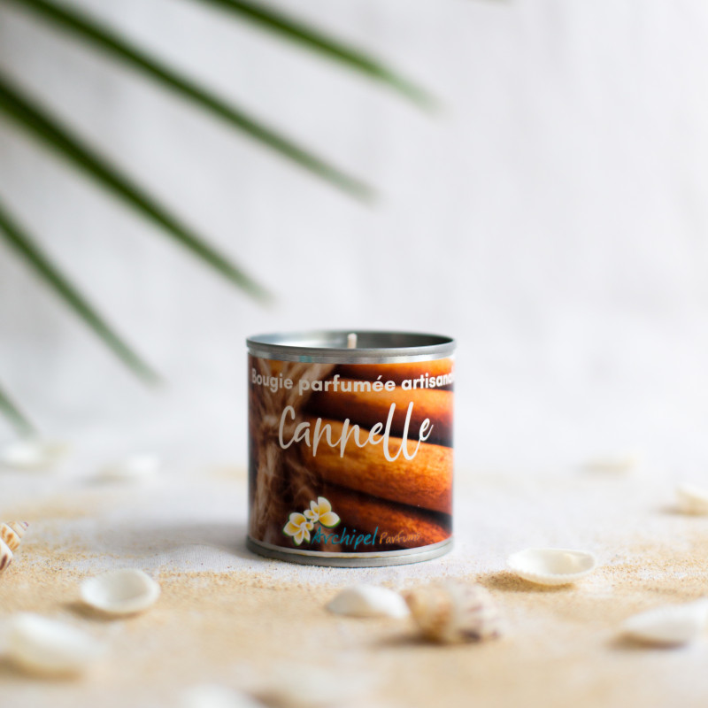 Bougie parfumée artisanale Cannelle 120g