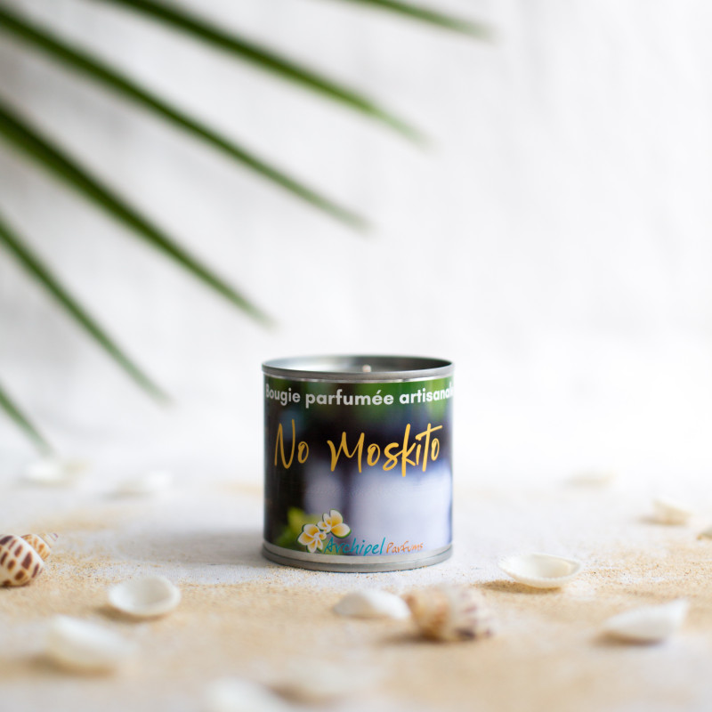 bougie anti moustique soja mèche de coton 120g