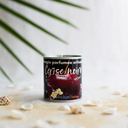 Bougie parfumée végétale Cerise noire explosive 240g