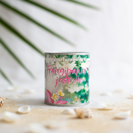 Frangipanier et jasmin bougie parfumée artisanale 240G