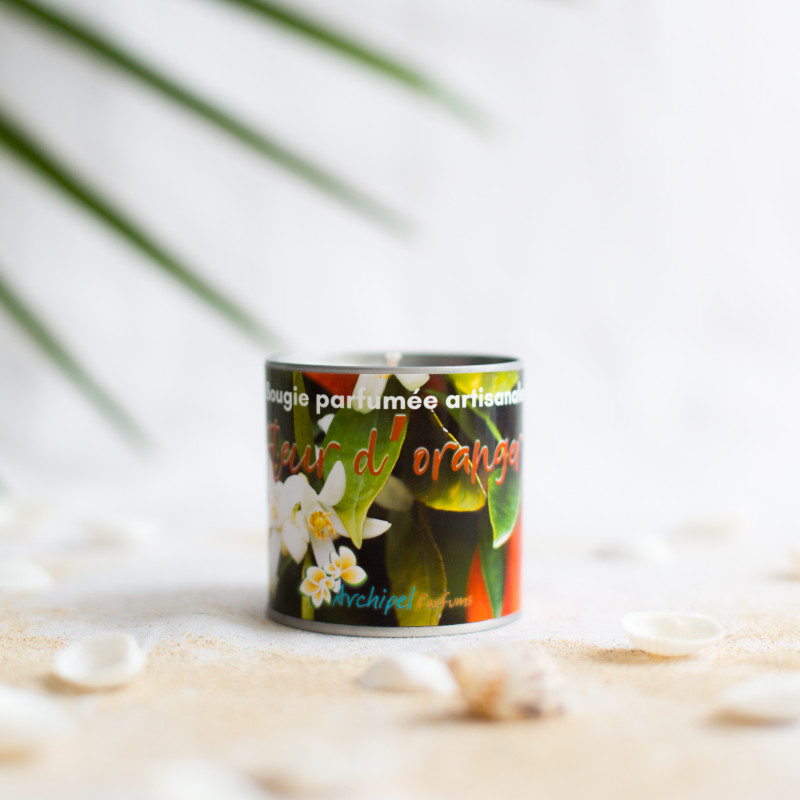 Fleur d'oranger bougie parfumée 120G bougie artisanale