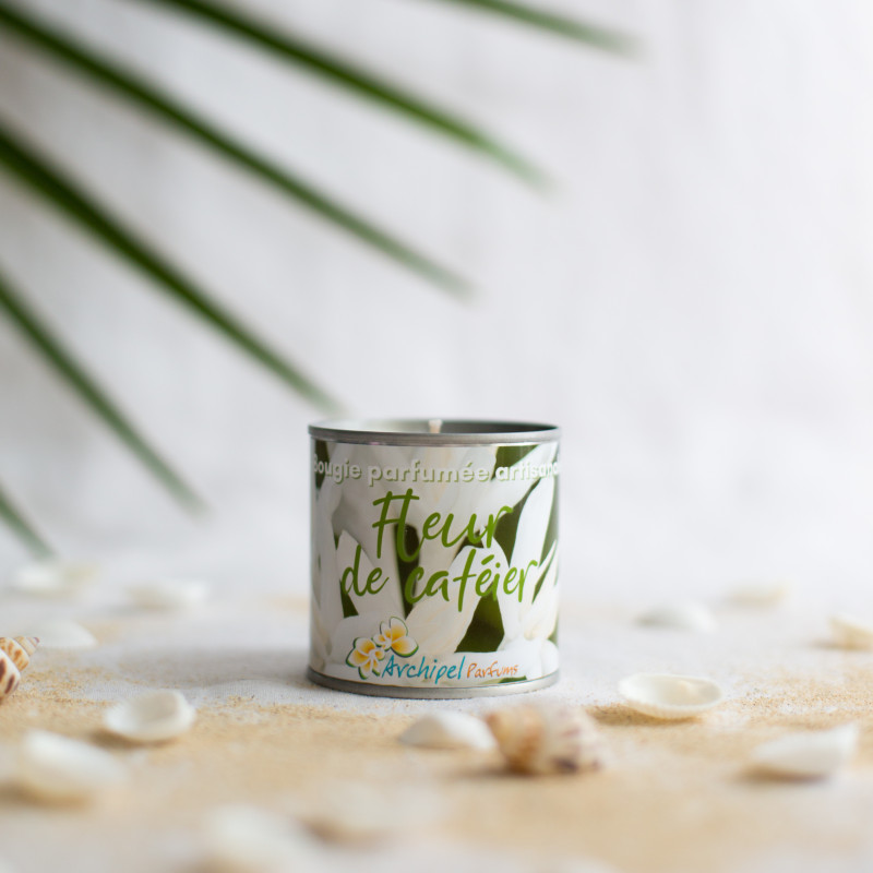 Bougie parfumée Fleur de Café 120 Gr 30h