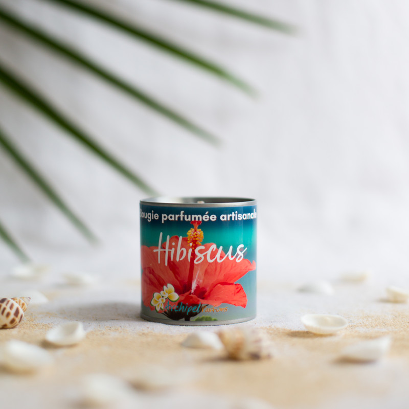 Bougie parfumée HIBISCUS 120g