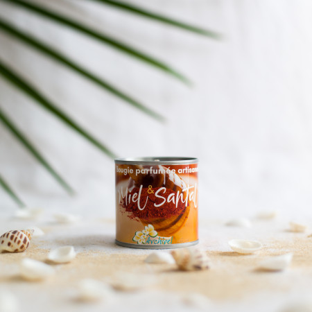 Bougie parfumée Miel Santal 120G