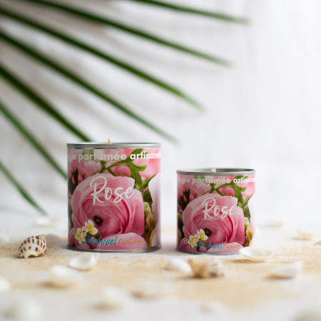 Bougie parfumée Rose 120 et 240G