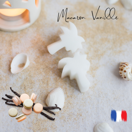 Fondants parfumés macaron vanille pour brule parfum