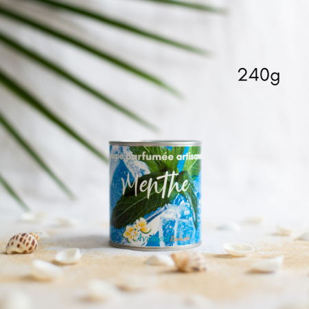 Bougie menthe fraiche 60h
