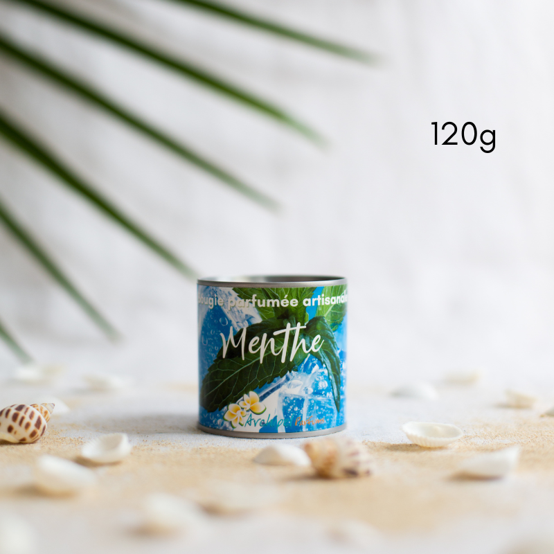 Bougie menthe fraiche 30h
