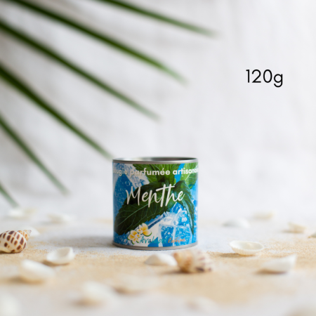 Bougie menthe fraiche 30h
