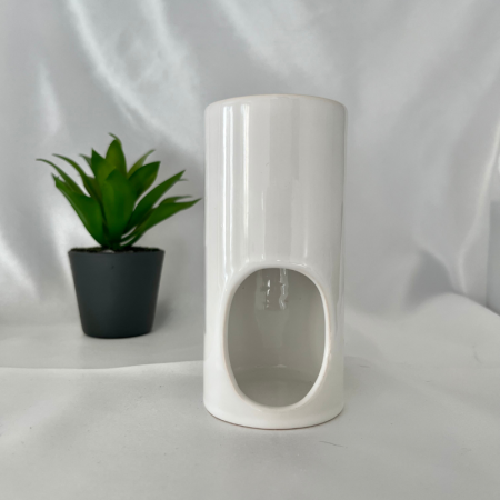 Brule parfums blanc en céramique