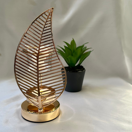 Brûle parfums gold palme pour fondants parfumés