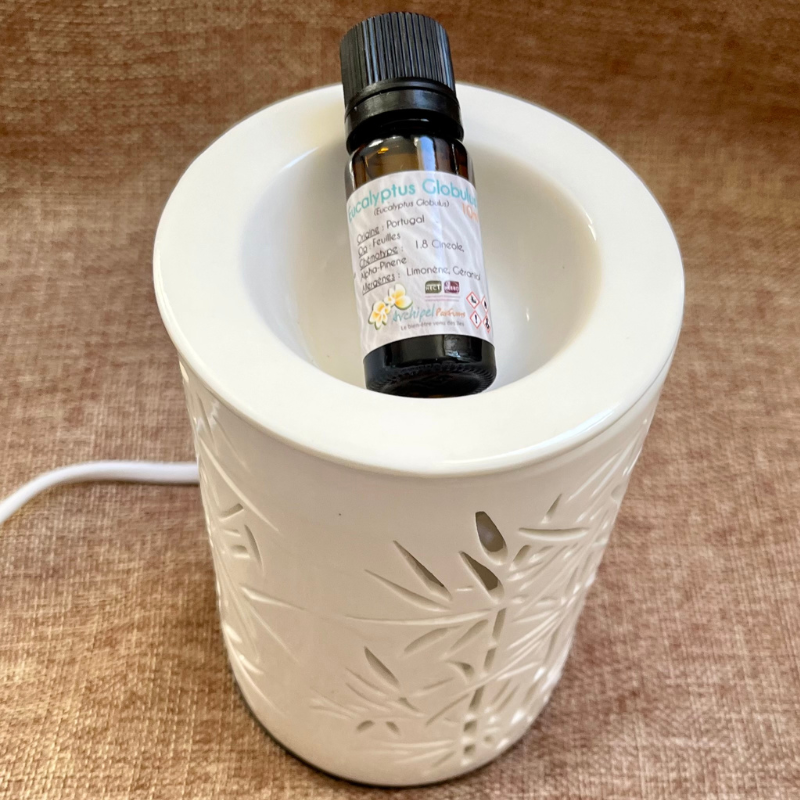 Diffuseur par chaleur douce calorya 5 bambou - brule-parfum