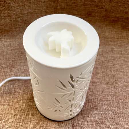 Diffuseur par chaleur douce calorya 5 bambou - brule-parfum