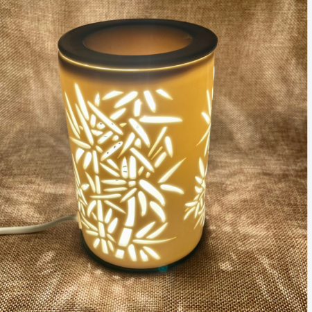 Diffuseur par chaleur douce calorya 5 bambou - brule-parfum