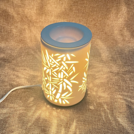 Diffuseur par chaleur douce calorya 5 bambou - brule-parfum