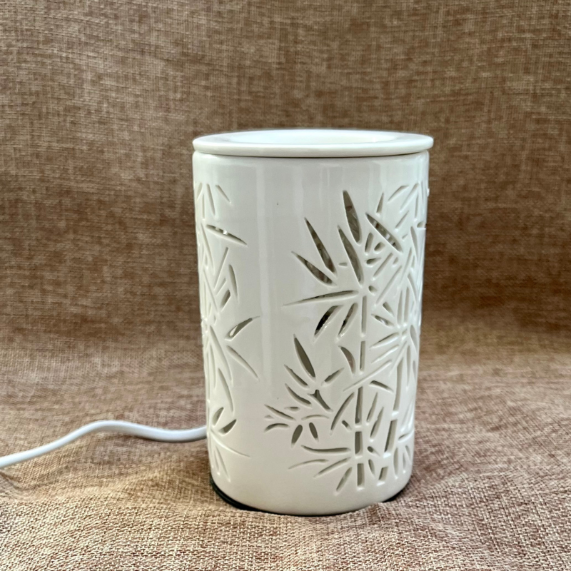 Diffuseur par chaleur douce calorya 5 bambou - brule-parfum