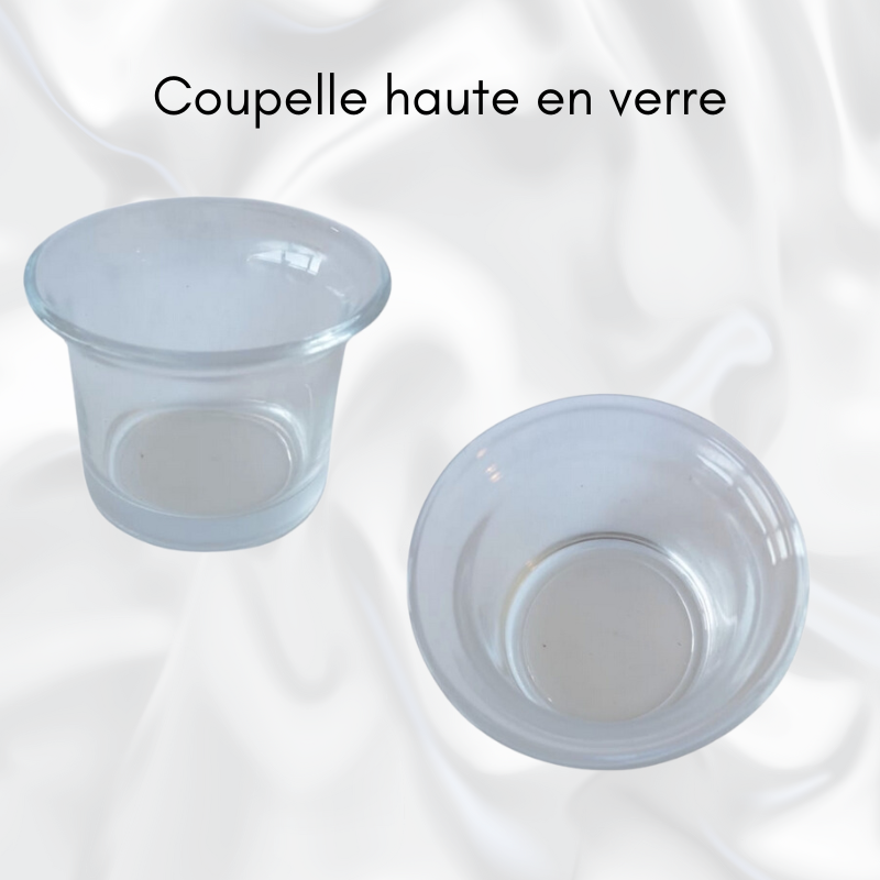 Coupelle en verre pour brûle-parfum