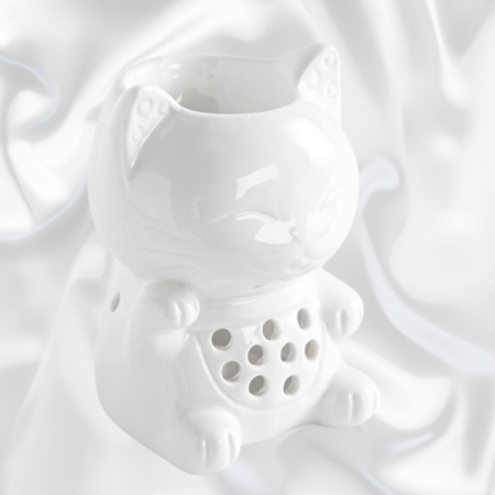 Brûle-Parfum CHATON bougie pour fondants parfumés