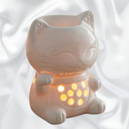 Brûle-Parfum CHATON bougie pour fondants parfumés