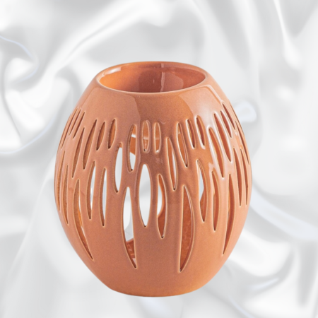 Brûle-parfum orange à bougie