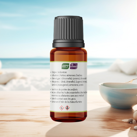 Huile essentielle de Citronnelle pure et naturelle
