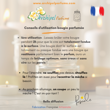 Bougie parfumée conseil utilisation