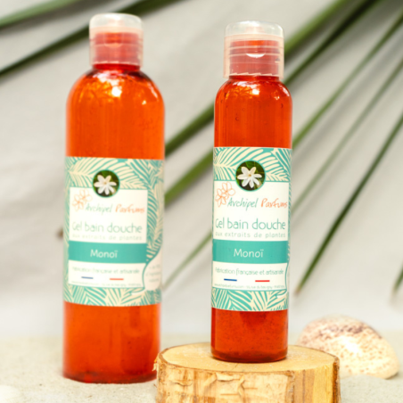 Gel douche monoï artisanal