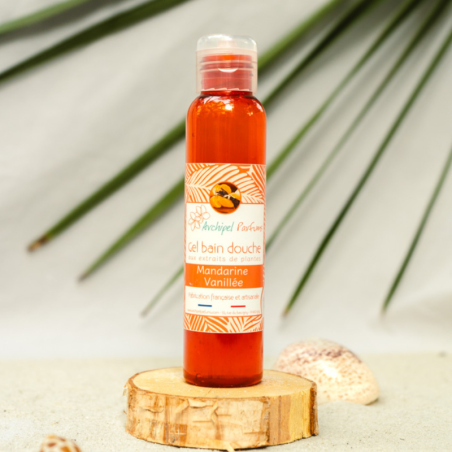 Gel douche Mandarine Vanillé naturel et vegan 100ml