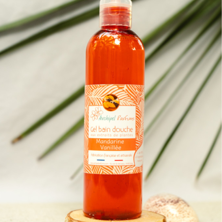 Gel douche Mandarine Vanillé naturel et vegan 250ml