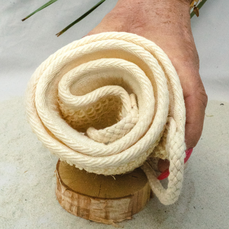 lanière de massage en sisal
