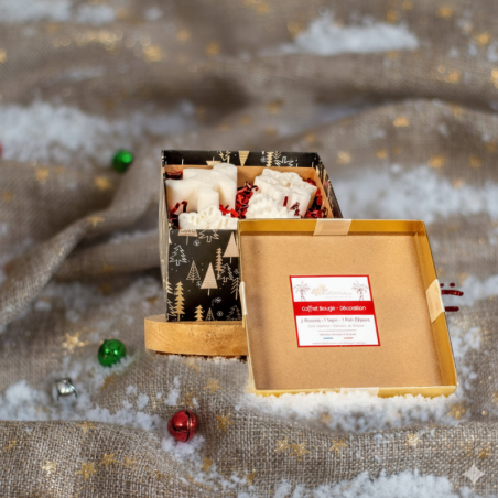 Coffret bougie déco NOEL MAGIQUE