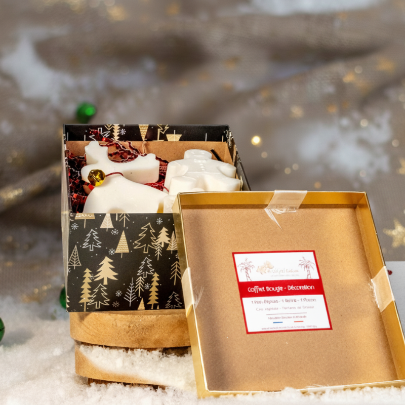 Coffret bougie de noel
