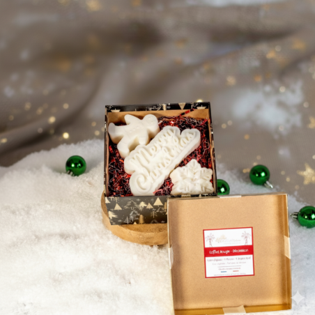 Coffret bougie déco noël