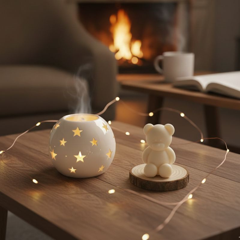 fondant parfumé ourson truffe de noël chocolat