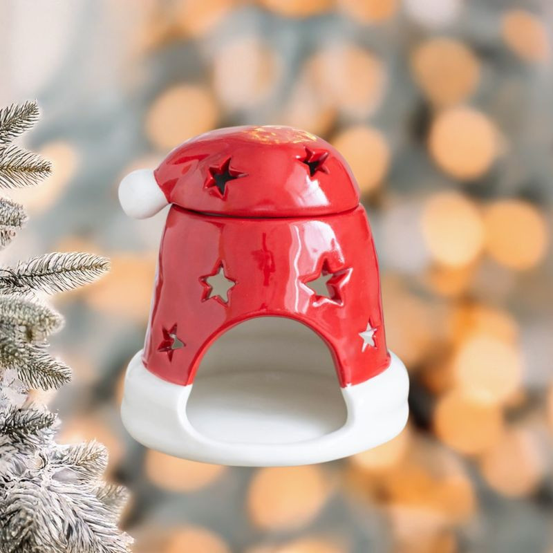 bruleur à fondant rouge chapeau père noël