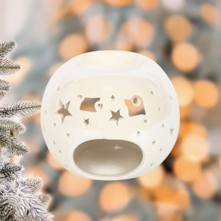 bruleur fondants parfumés blanc étoile