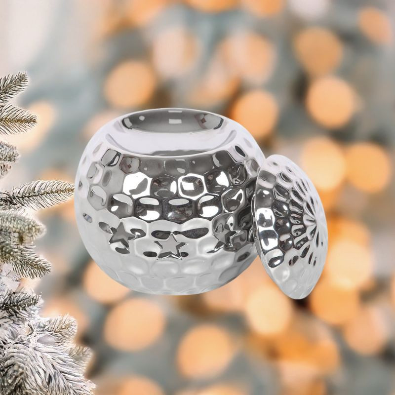 bruleur fondants parfumés argenté disco