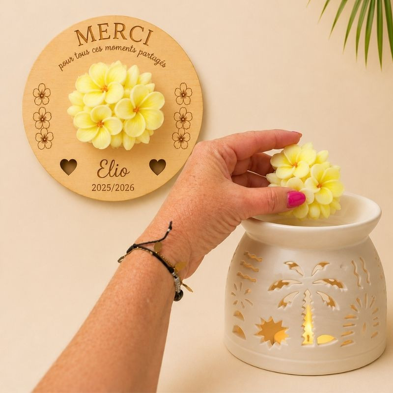 fondants parfumés brule parfum magnet personnalisé
