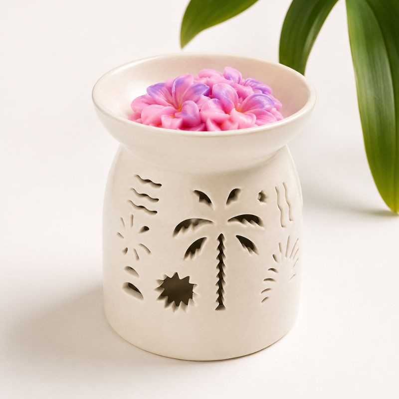 Fondants parfumés frangipanier rose pour brule parfum