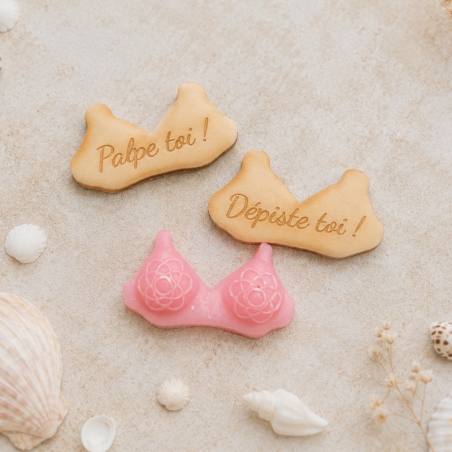 fondants parfumés octobre rose boobs magnet