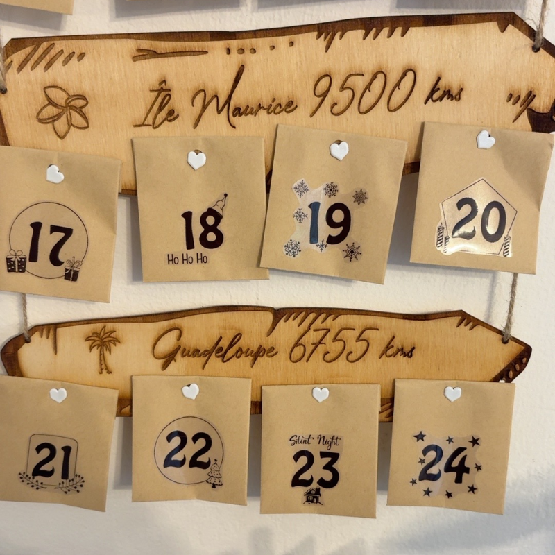 Calendrier de l'avent fondant parfumé