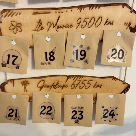 Calendrier de l'avent fondant parfumé