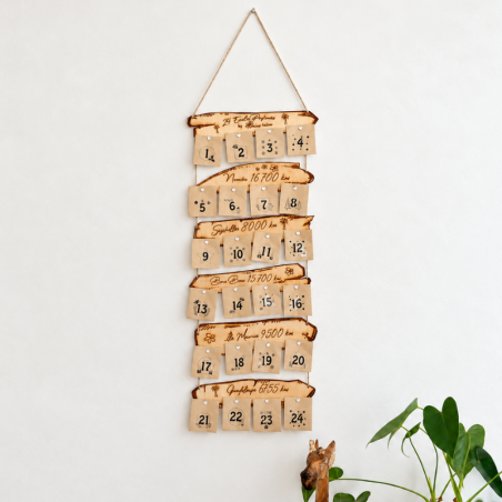 Calendrier de l’Avent fondants parfumés personnalisable