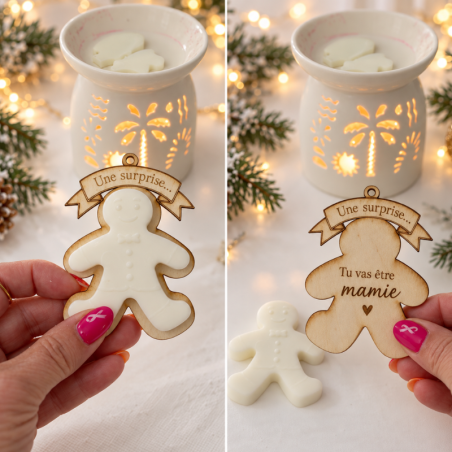 Fondant parfumé personnalisable pain d'épices