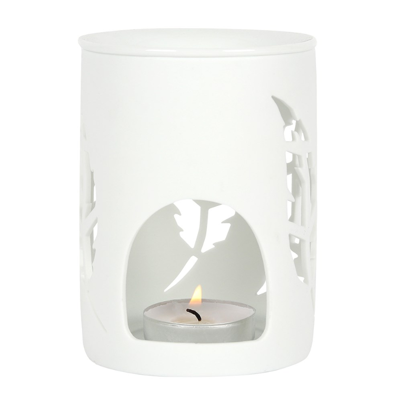 Brule parfum plume blanc