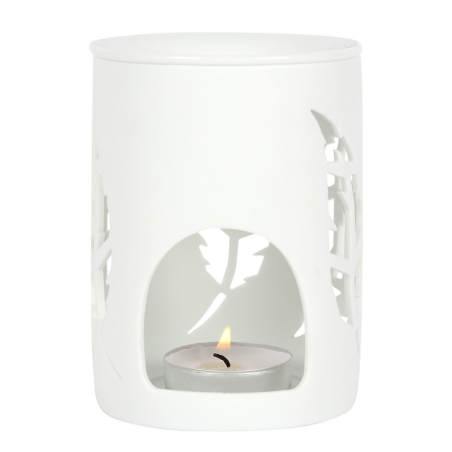 Brule parfum plume blanc