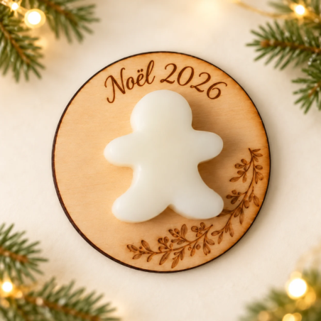 Marque place fondant parfumé personnalisé pain d'épice