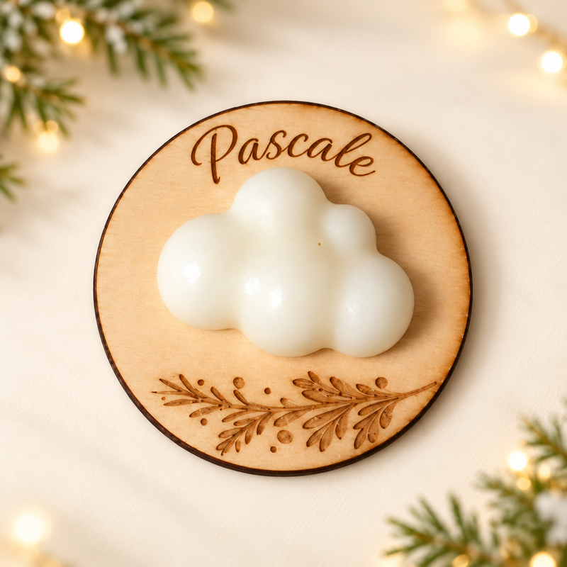 Marque place fondant parfumé personnalisé nuage